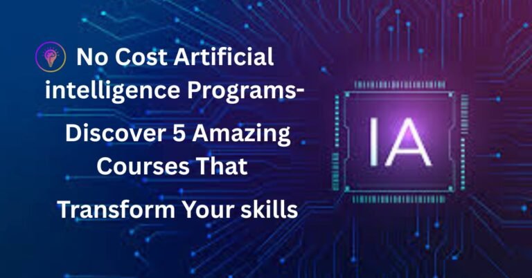 No-cost Artificial Intelligence Programs